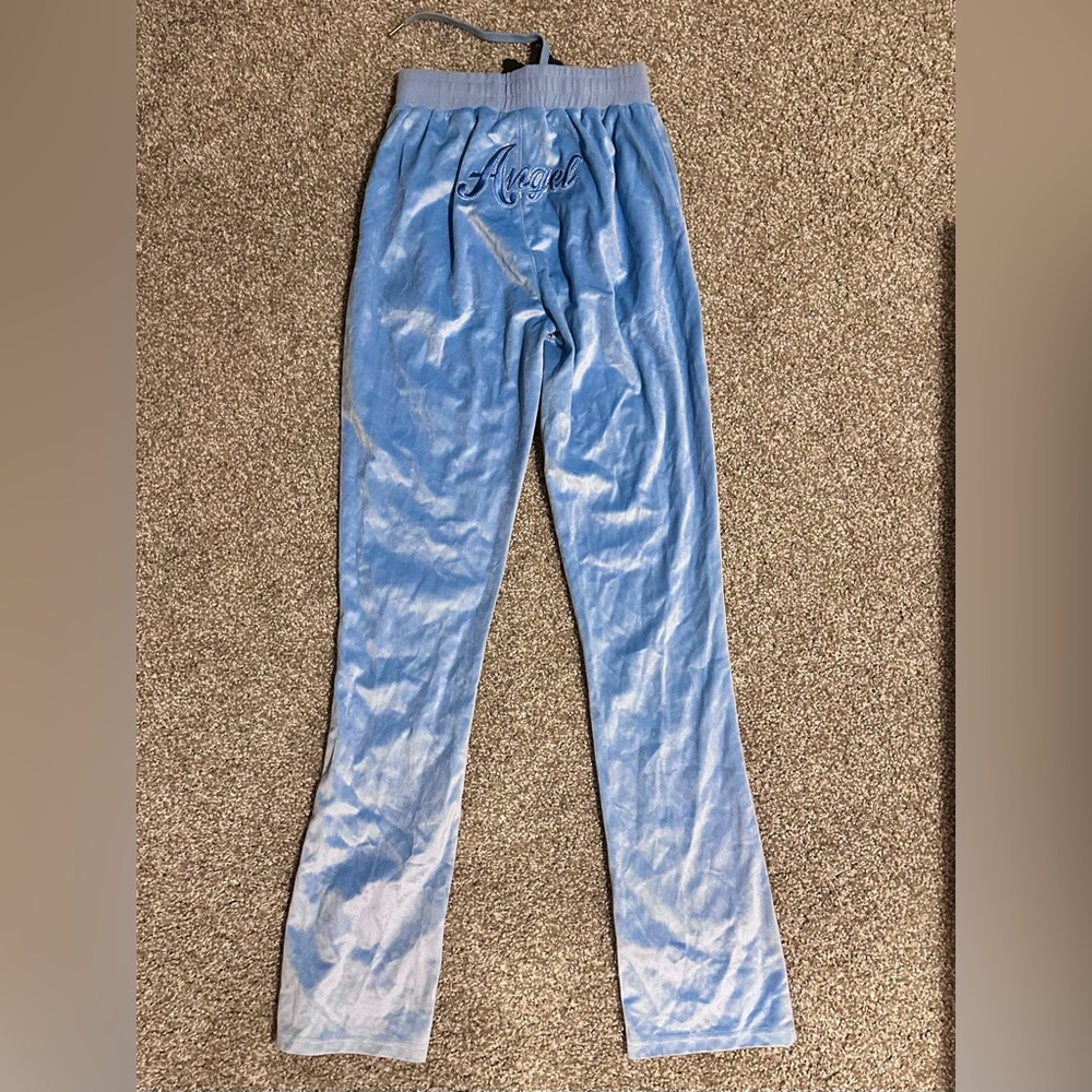 Hidden Cult blue velvet tracksuit - Picture 4 of 4